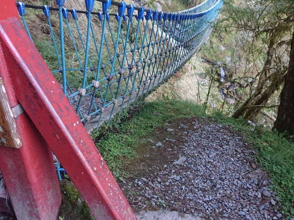 宜蘭太平山見晴步道吊索橋